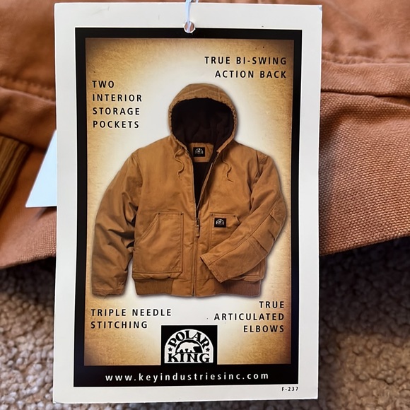 Polar King Men’s hooded jacket - Picture 6 of 7